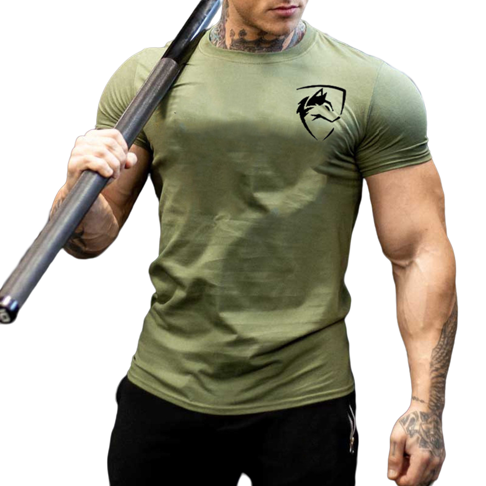 Crossfit Equipment - New Cotton Casual Print T-shirt Men