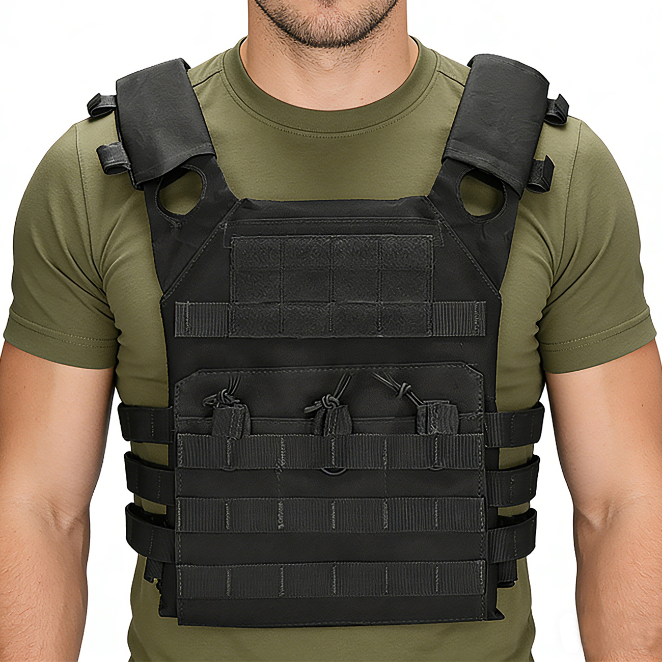 Crossfit Weight Vest - Lightweight elastic rope drawstring hunting vest