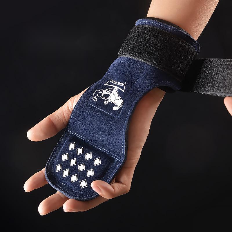 New Leather Gym Gloves Pull-up - Crossfit Equipment บทวิจารณ์และราคา