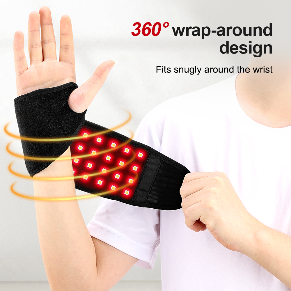 660nm 850nm LED Infrared Heati - Wrist Wrap Support บทวิจารณ์และราคา