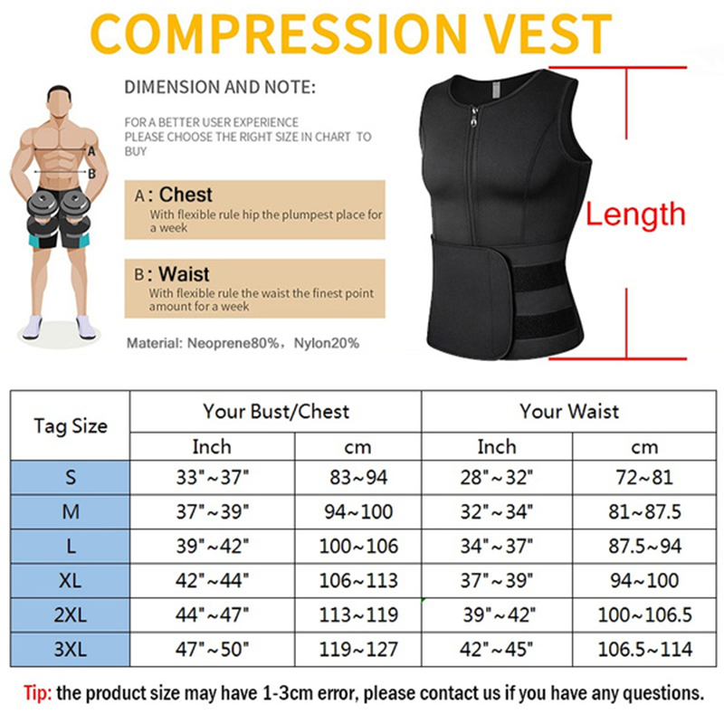 Men Neoprene Sauna Sweat Vest  - Crossfit Weight Vest บทวิจารณ์และราคา