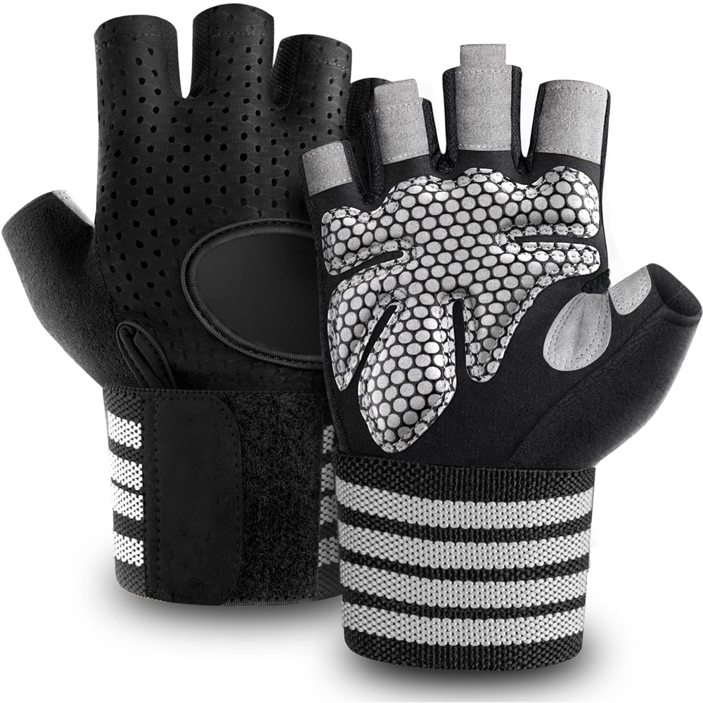 Fitness Gloves with Wrist Supp - Crossfit Gym Gear บทวิจารณ์และราคา