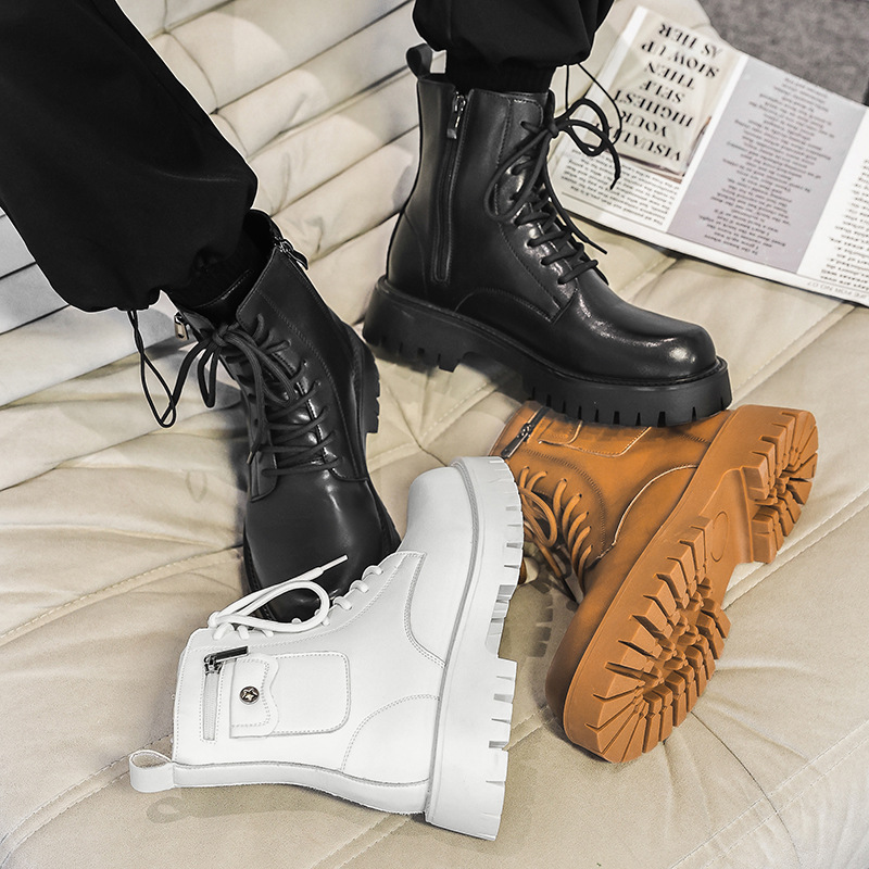 2025 Trend Men Boots Sneakers  - Crossfit Outdoor บทวิจารณ์และราคา