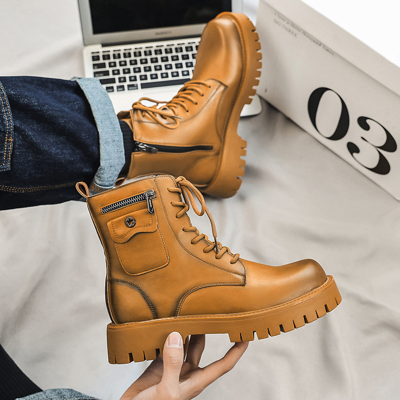 2025 Trend Men Boots Sneakers  - Crossfit Outdoor บทวิจารณ์และราคา