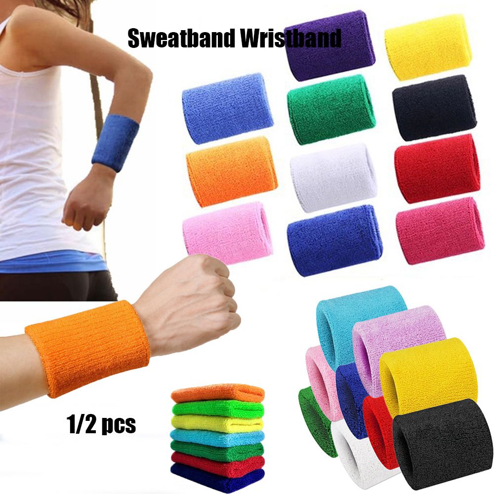 1/2Pcs Unisex Wristbands Sport - Wrist Wrap Support บทวิจารณ์และราคา