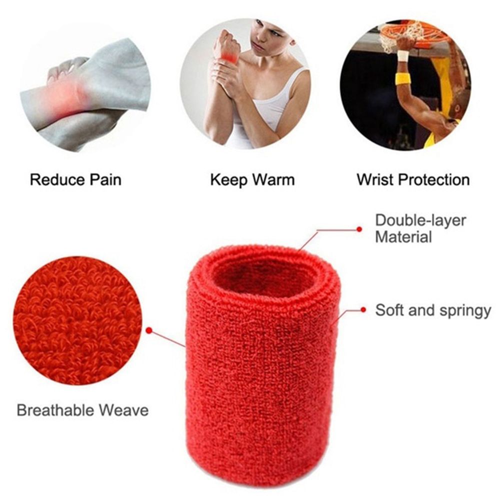1/2Pcs Unisex Wristbands Sport - Wrist Wrap Support บทวิจารณ์และราคา