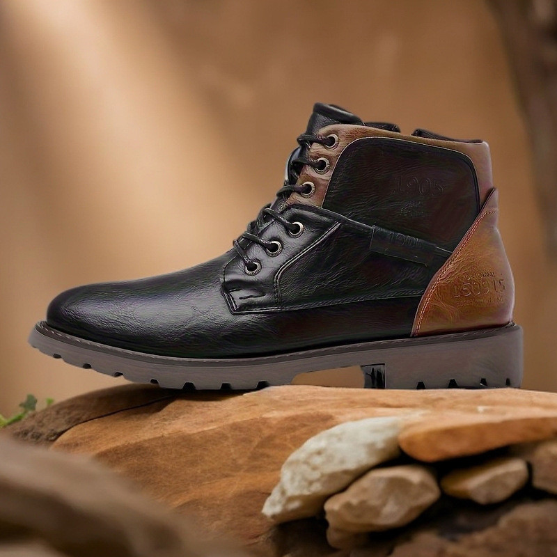 Leather Men Ankle Boots Plus S - Crossfit Outdoor บทวิจารณ์และราคา