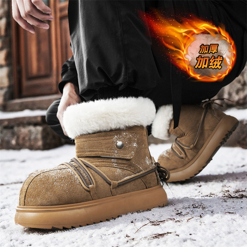 2025 New Winter Men Snow Boots - Crossfit Outdoor บทวิจารณ์และราคา