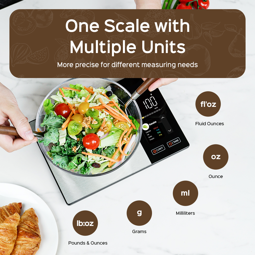 Smart Kitchen Scale Connects t - Crossfit Gym บทวิจารณ์และราคา