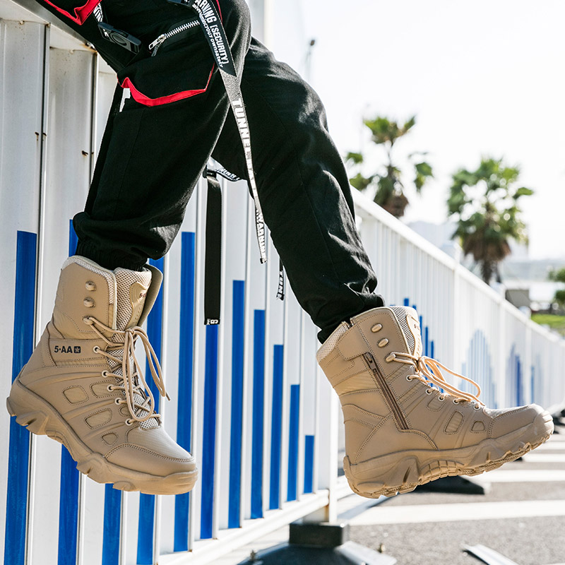Men's boots Autumn High Top Sh - Crossfit Outdoor บทวิจารณ์และราคา