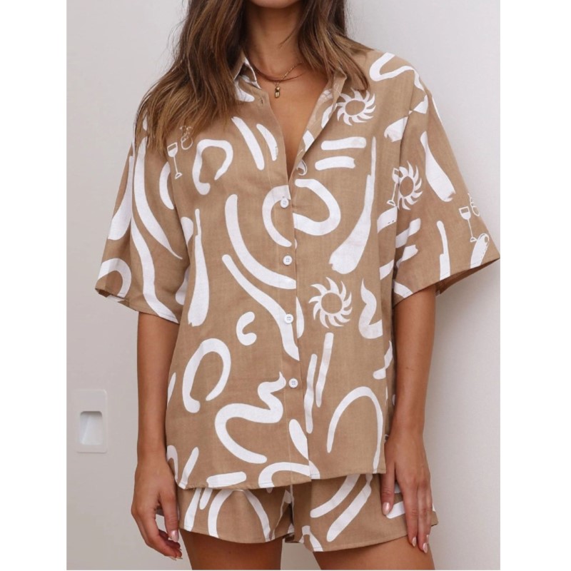Women Fashion Printed 2-Piece  - Knee Sleeve Pair บทวิจารณ์และราคา