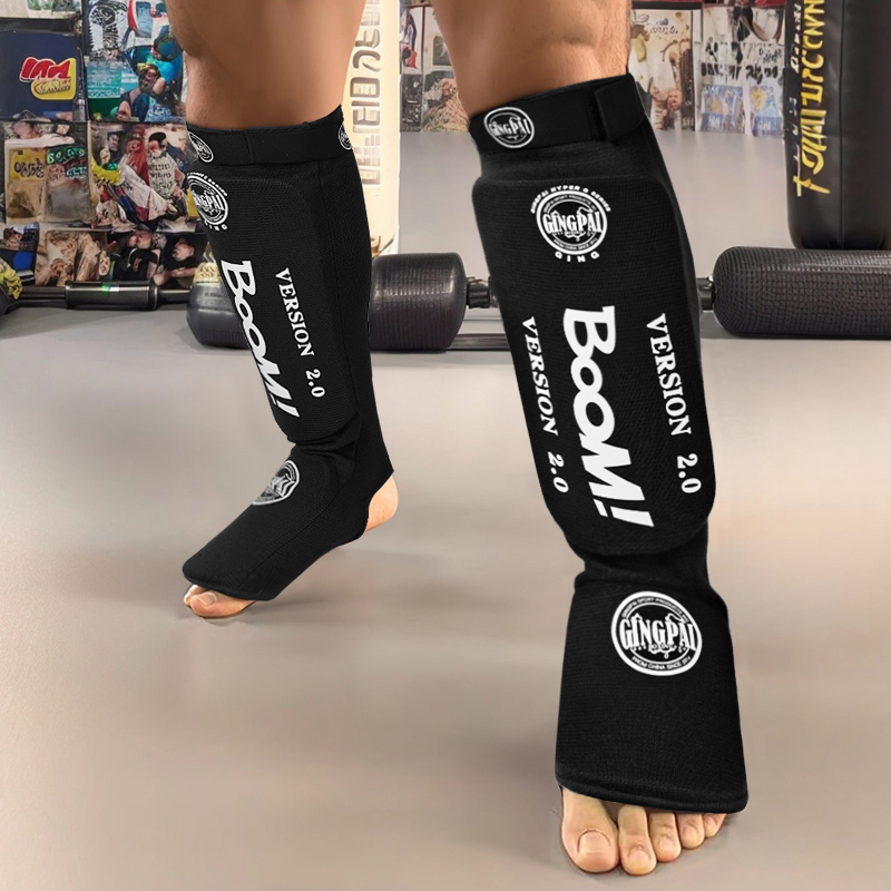 Knitted leg guards with instep - Shin Guard Crossfit บทวิจารณ์และราคา