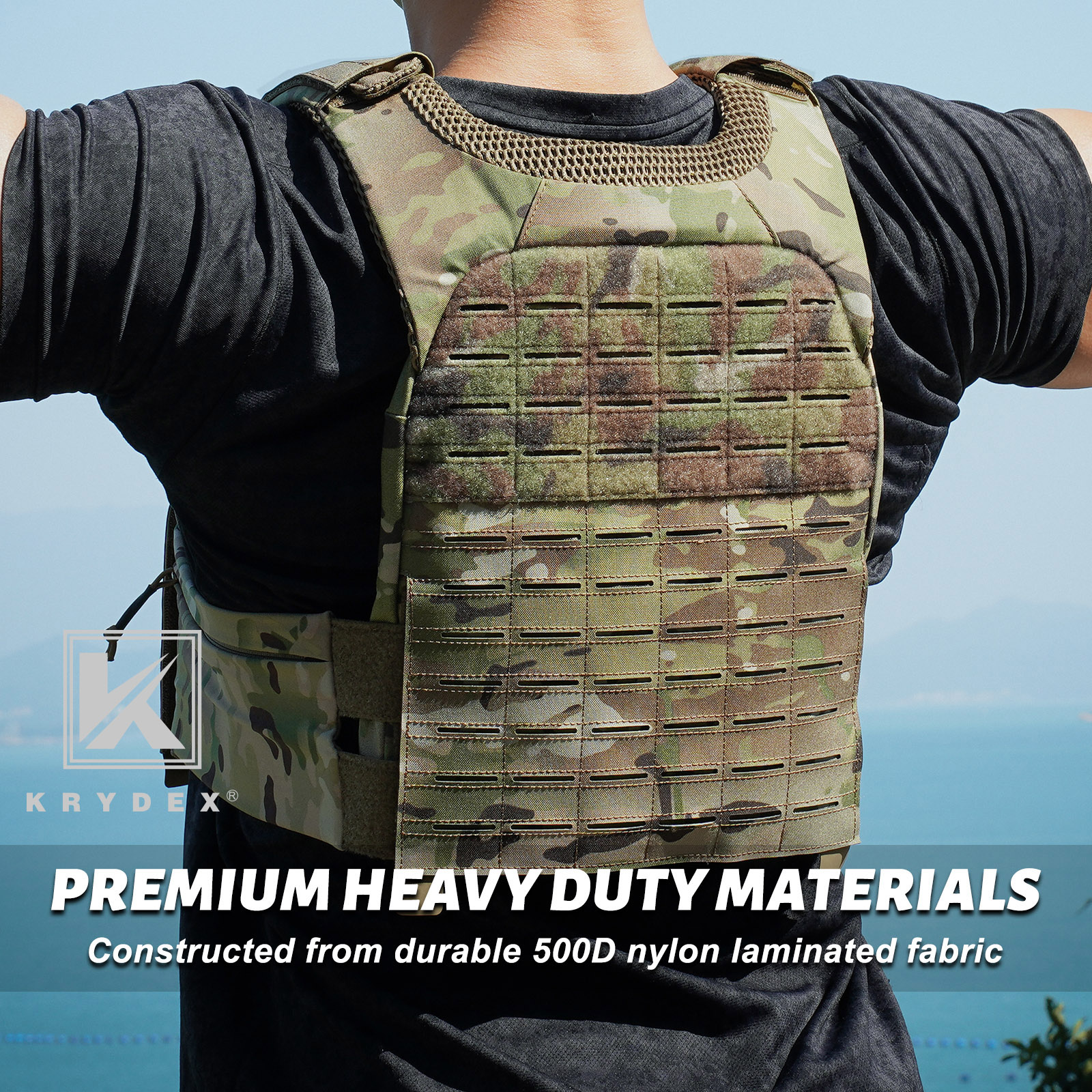 KRYDEX Laser MOLLE Tactical 30 - Crossfit Weight Vest บทวิจารณ์และราคา