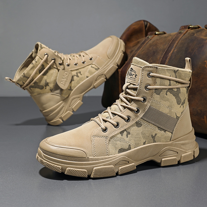 High-top classic men's boots w - Crossfit Outdoor บทวิจารณ์และราคา