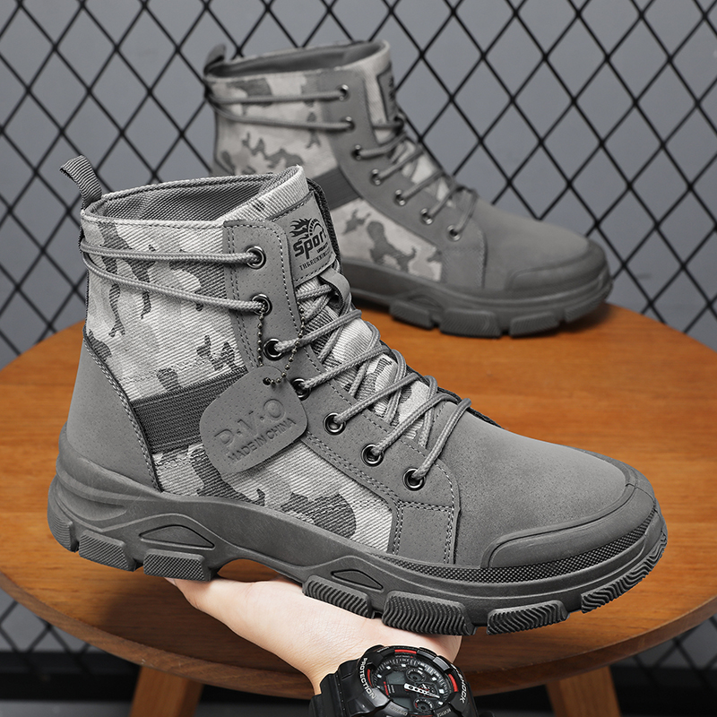 High-top classic men's boots w - Crossfit Outdoor บทวิจารณ์และราคา