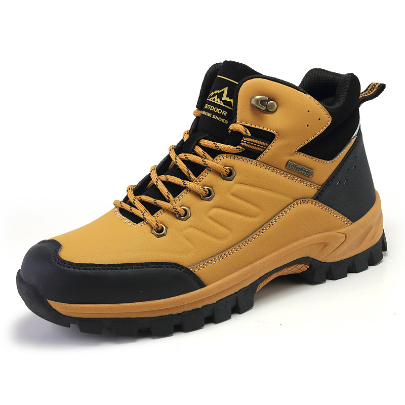Men Boots Fur Warm Snow Boots  - Crossfit Outdoor บทวิจารณ์และราคา