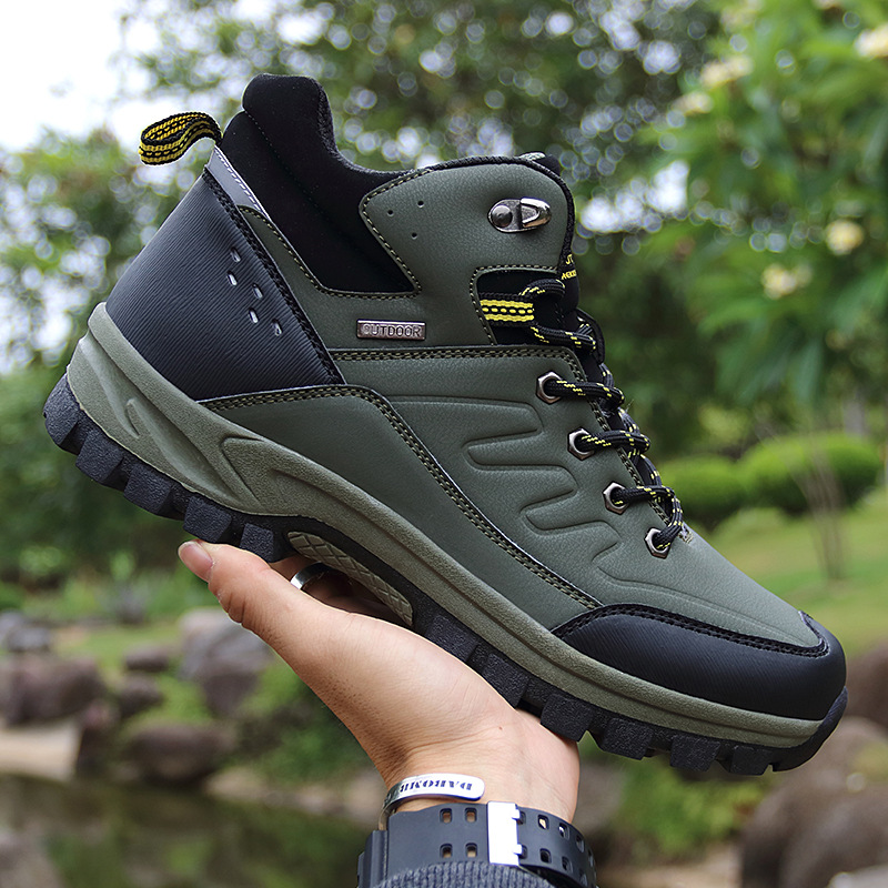 Men Boots Fur Warm Snow Boots  - Crossfit Outdoor บทวิจารณ์และราคา