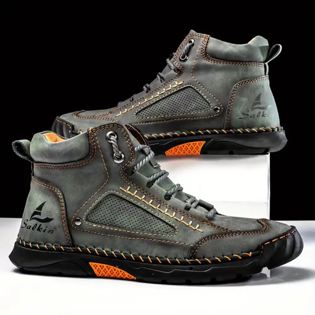 Men's Hand-stitched Boots Plus - Crossfit Outdoor บทวิจารณ์และราคา