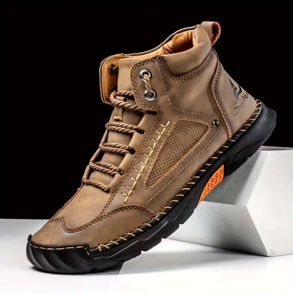 Men's Hand-stitched Boots Plus - Crossfit Outdoor บทวิจารณ์และราคา