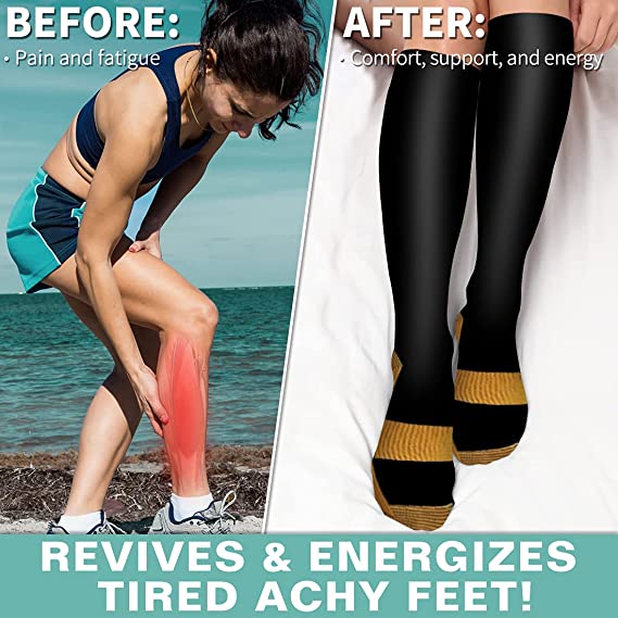 Size S-XXL Compression Socks M - Crossfit Training บทวิจารณ์และราคา