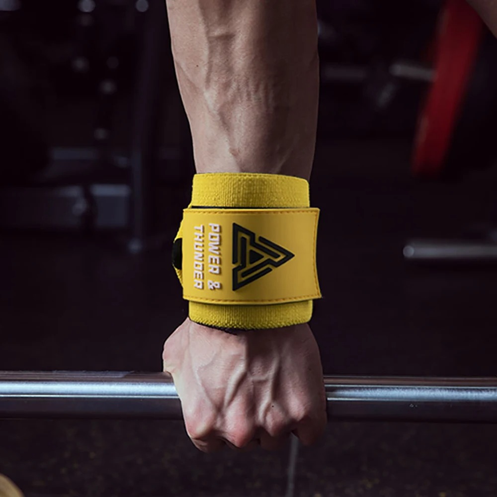 Heavy Duty Weight Lifting Wris - Crossfit Equipment บทวิจารณ์และราคา