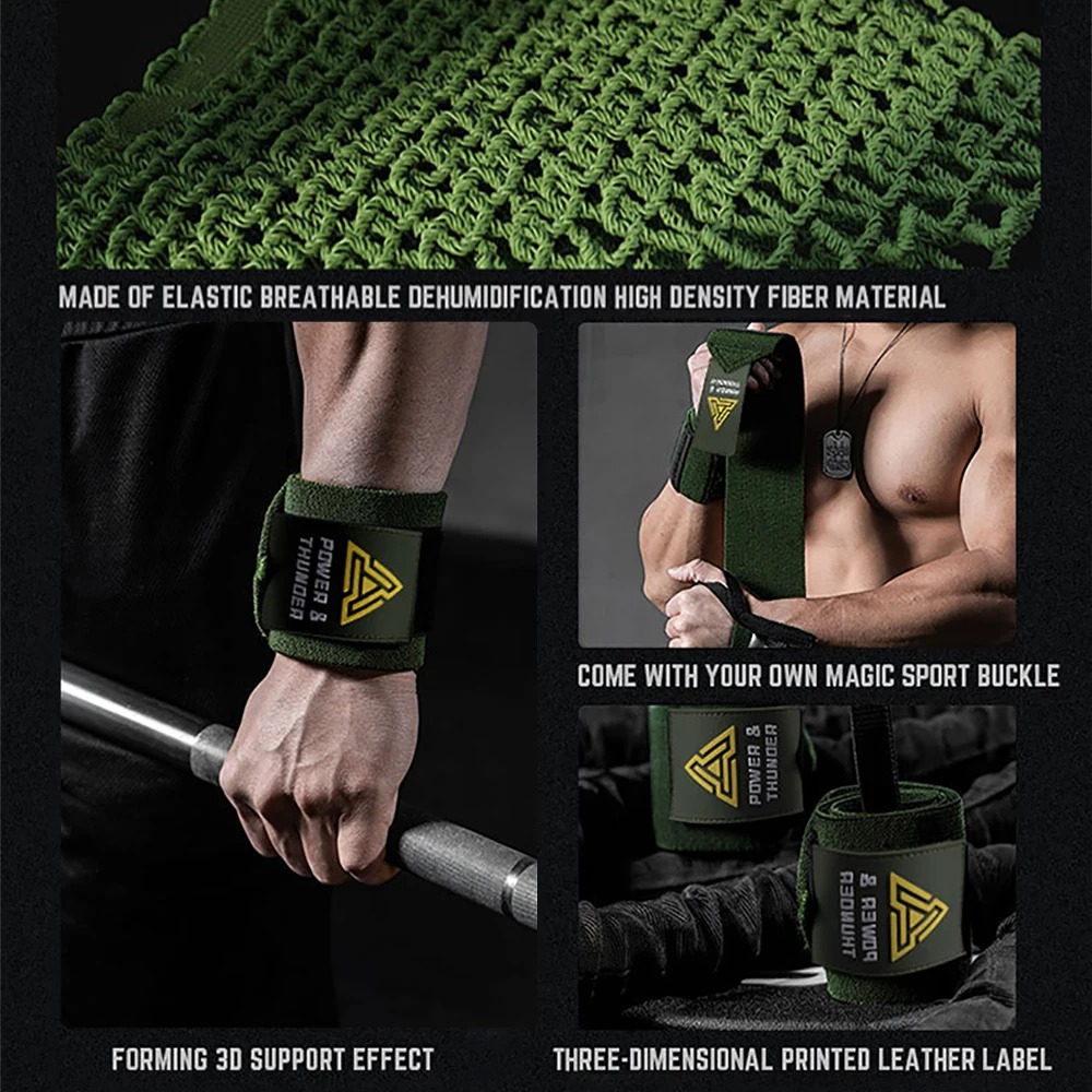 Heavy Duty Weight Lifting Wris - Crossfit Equipment บทวิจารณ์และราคา