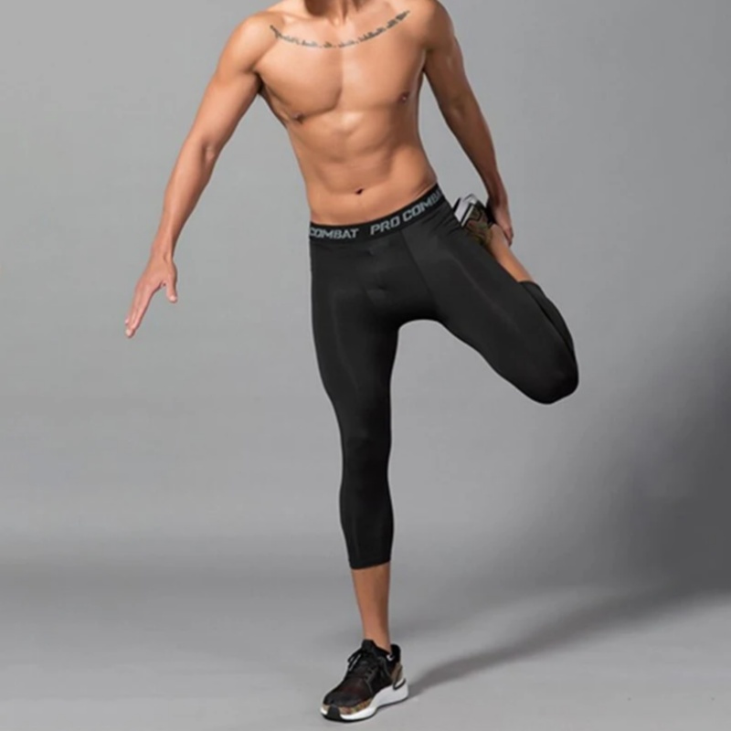 Men Running Leggings Quick Dry - Crossfit Victory บทวิจารณ์และราคา