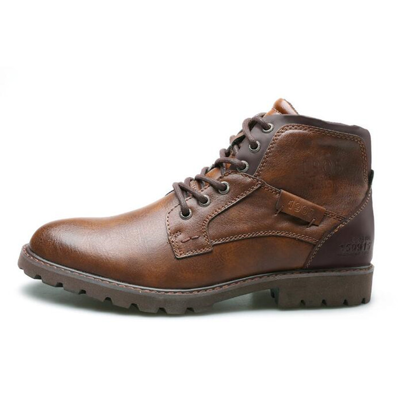 2026 Leather Men Ankle Boots P - Crossfit Outdoor บทวิจารณ์และราคา