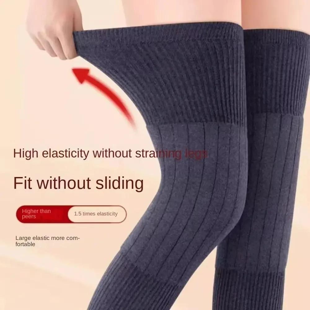 1 Pair Thick Warm Wool Kneepad - Knee Sleeve Pair บทวิจารณ์และราคา