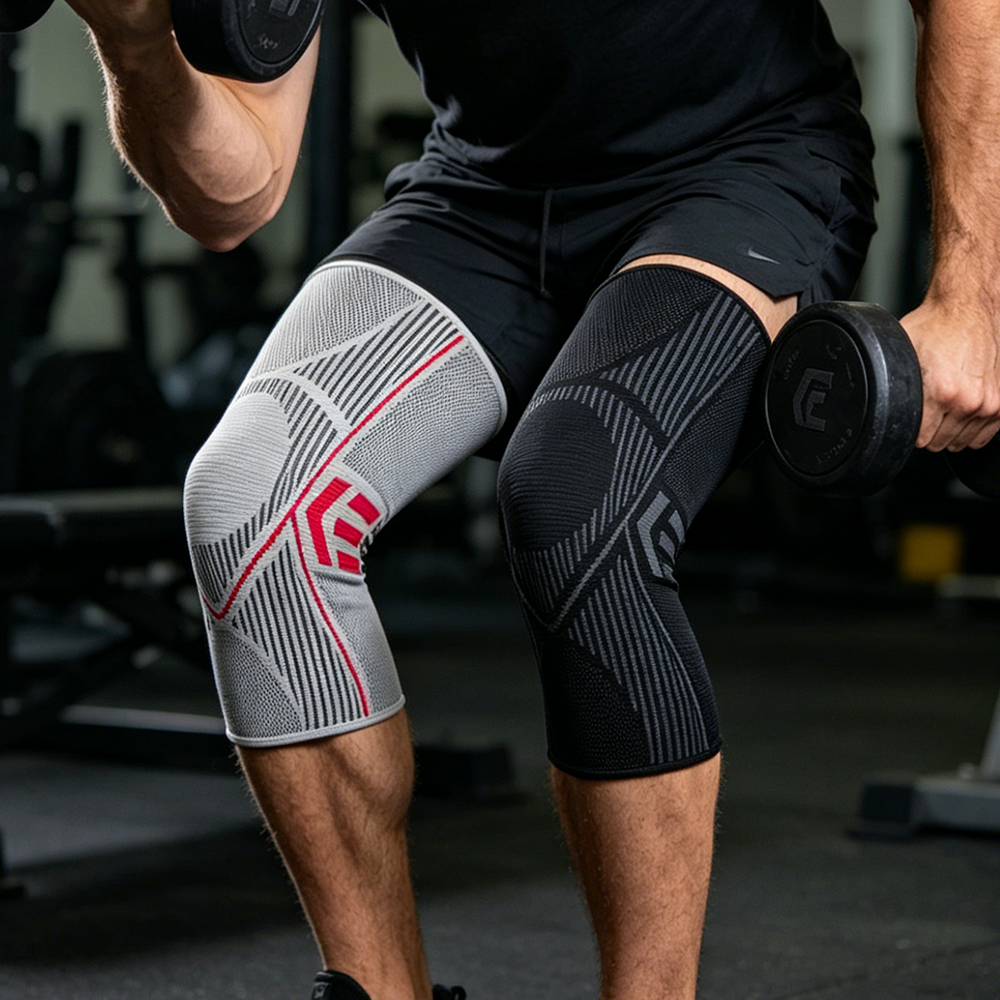 Anti Slip Silicone Knee Brace, - Knee Sleeve Pair บทวิจารณ์และราคา